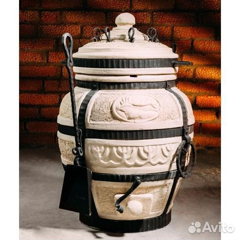 Тандыр Амфора с откидной крышкой
