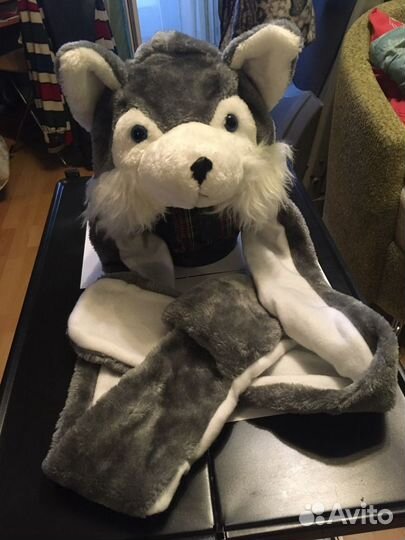 Шапка - хаски