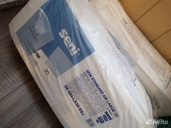 Подгузники для взрослых seni L 3