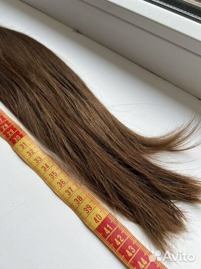 Волосы натуральные срез