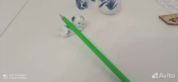 Фигурки гжель, ёлочные игрушки