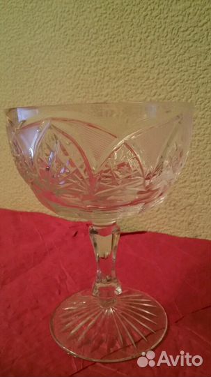 Вазочки конфетницы креманки хрусталь из СССР 7 шт