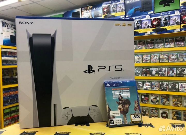 Новая PS5 3 ревизия + Saints Row Рассрочка