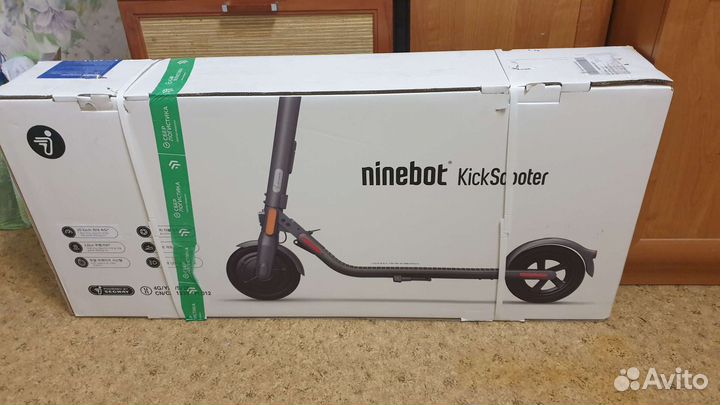 Электросамокат Ninebot KickScooter E22 grey, новый