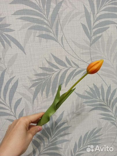 Тюльпан из силикона искусственные цветы