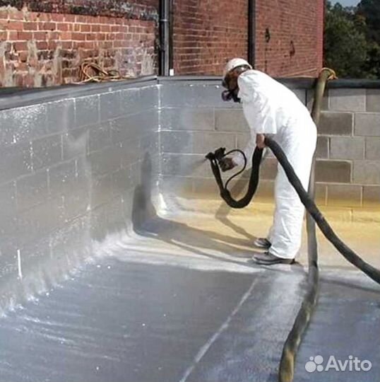 Гидроизоляция крыши жидкой резиной