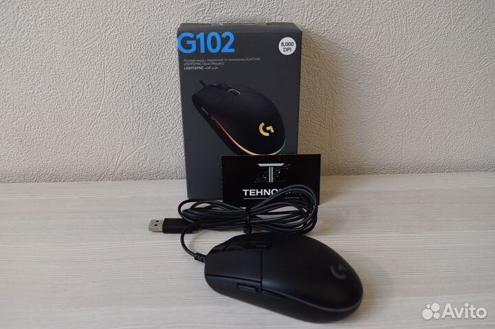 Мышь проводная Logitech G102