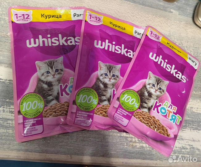 Влажные корма Felix 60 шт, perfect fit, вискас