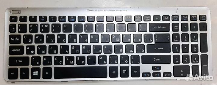 Клавиатура ноут. Acer V5-571 с рам. Отп. в регионы