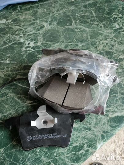 Колодки передние фольксваген