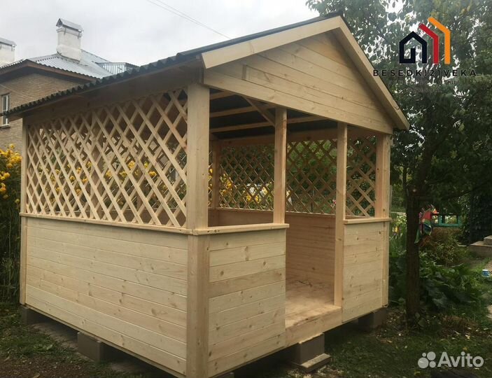 Беседка 4х4. Монтаж за 1 день
