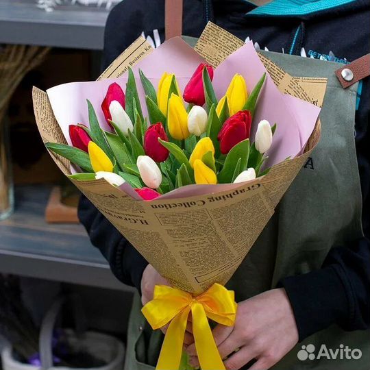 Букет Тюльпанов 31/51/101шт