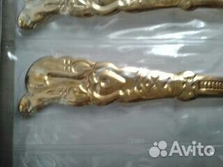 Набор кофейных ложек -позолота 