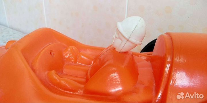 Гоночный автомобиль СССР пластмасса дутыш