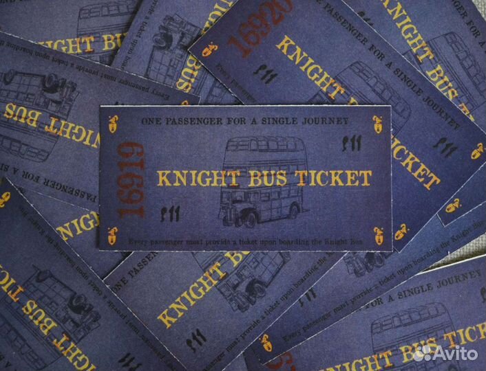 Билет на автобус Ночной Рыцарь