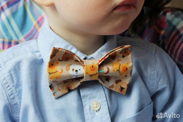 Галстук бабочка детская (до 3х лет)
