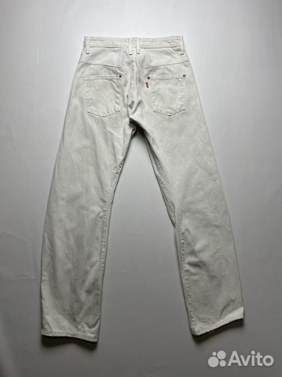 Джинсы Levis Engineered White Distressed W30 L34
