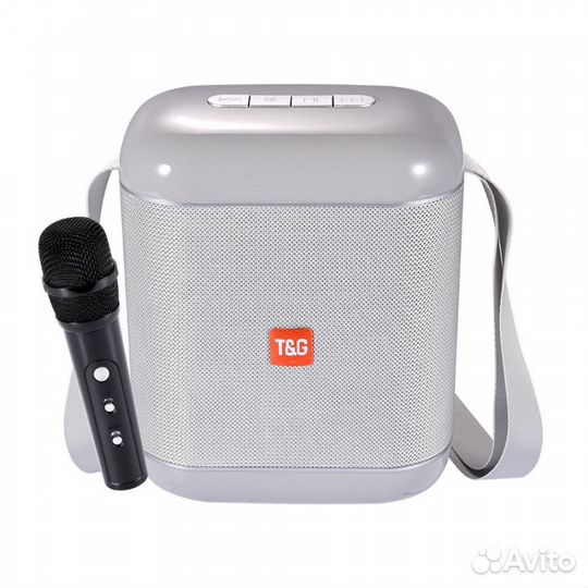 Колонка портативная bluetooth TG 523 K + микрофон
