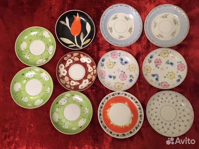 Блюдца дз Дулев лфз Вербилки редкие