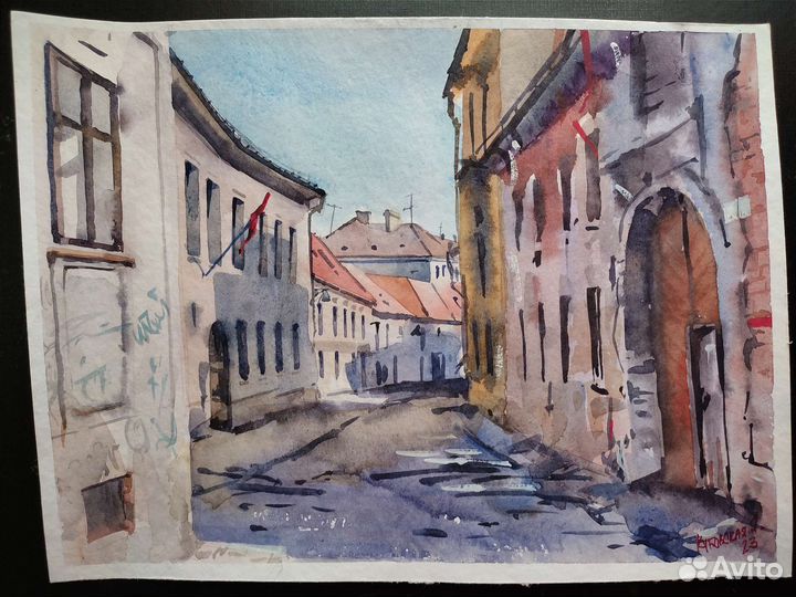 Картина акварель 