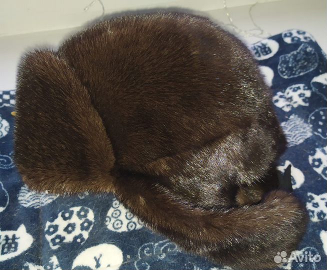 Шапка ушанка норка мужская