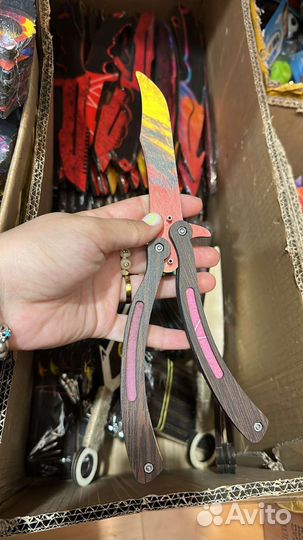 Тренировочный нож бабочка