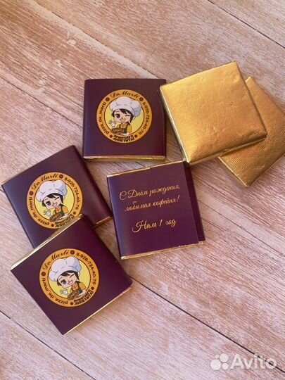 Шоколад с Логотипом/Визитки с шоколадом