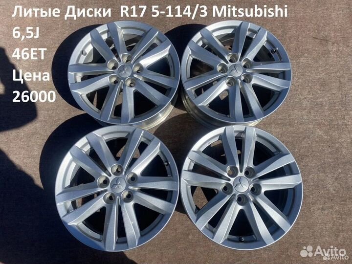 Литые диски r17 5-114/3 Mitsubishi