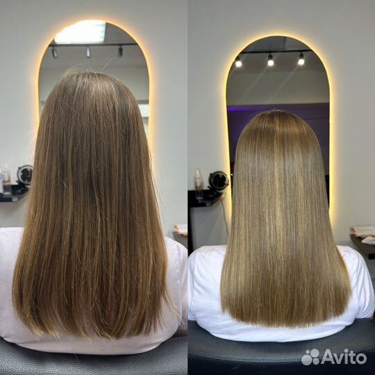 Кератиновое выпрямление волос/ботокс