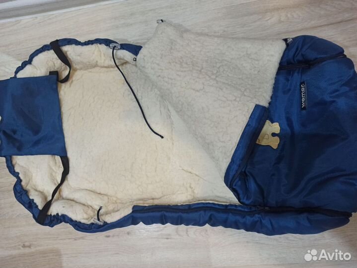 Зимний конверт в коляску или санки