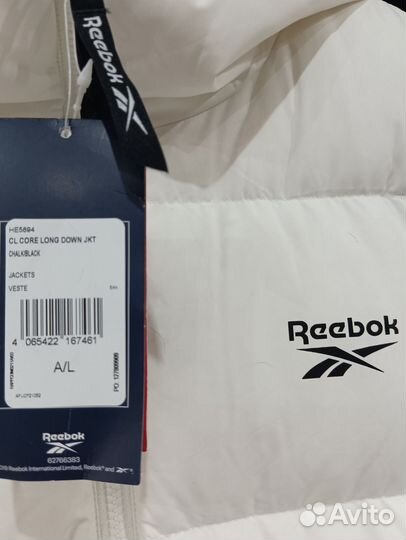 Пуховик женский Reebok оригинал