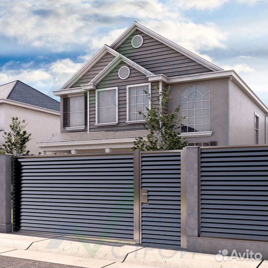 Забор жалюзи