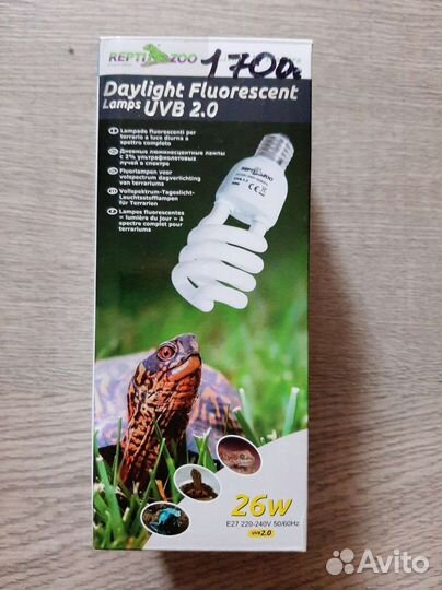 Лампа ультрафиолетовая террариумная 
