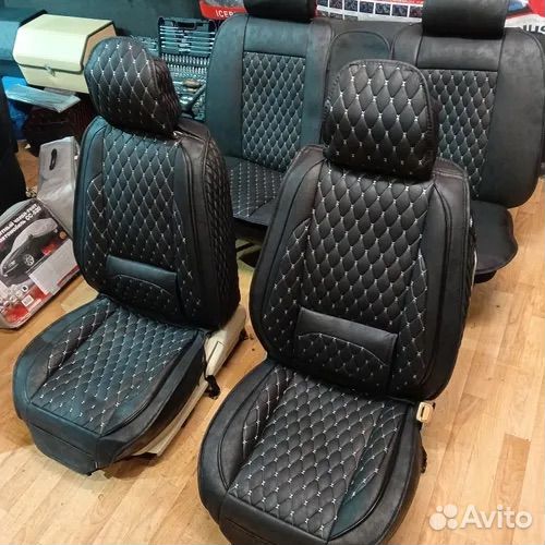 Чехлы на весь салон из Алькантары