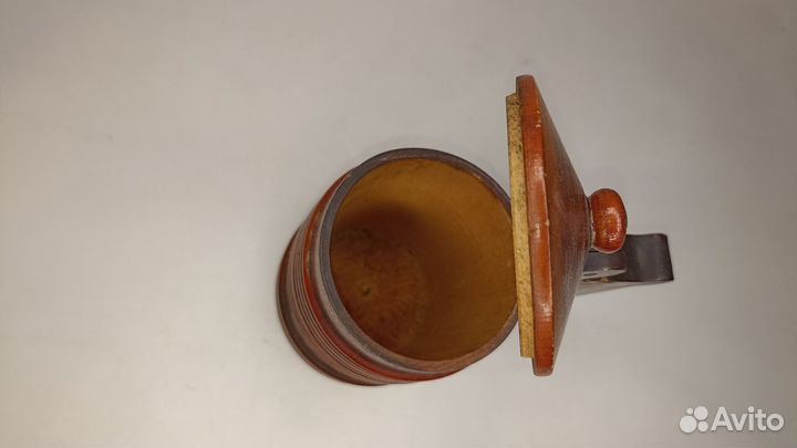 Пивная деревянная кружка