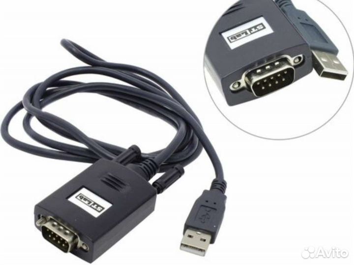 Кабель StLab U-224 (USB 2.0-COM) 1.5 метра