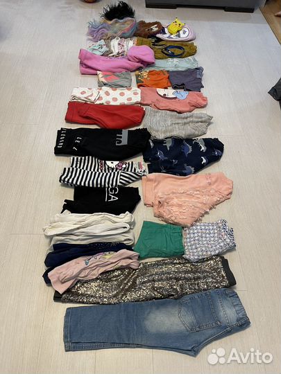 Пакет вещей для девочки 110 116