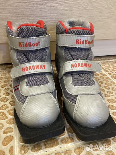 Лыжи беговые nordway 170 детские с ботинками