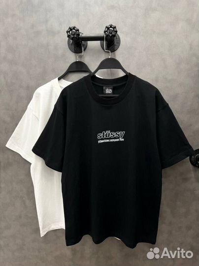 Stussy футболка оверсайз унисекс (хит сезона)