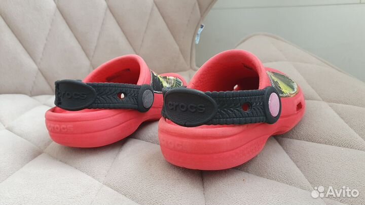Кроксы Crocs сабо Молния mcqueen