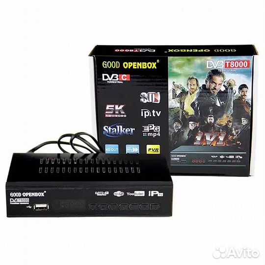 Тв приставка DVB-T2/C,медиаплеер