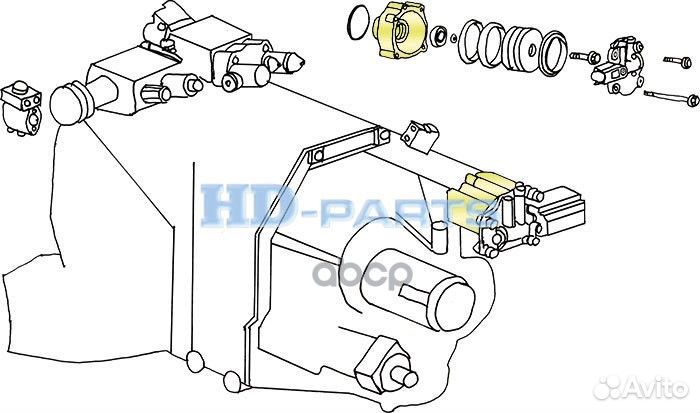 Корпус volvo цилиндра кпп 105460 HD-parts