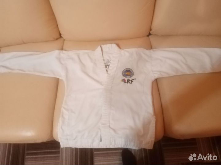 Добок max pro для тхэквондо итф для детей 7-8 лет