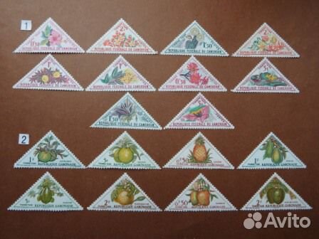 Почтовые марки. Флора -1