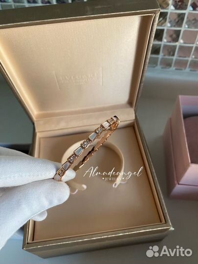 Браслет Bvlgari serpenti розовое золото