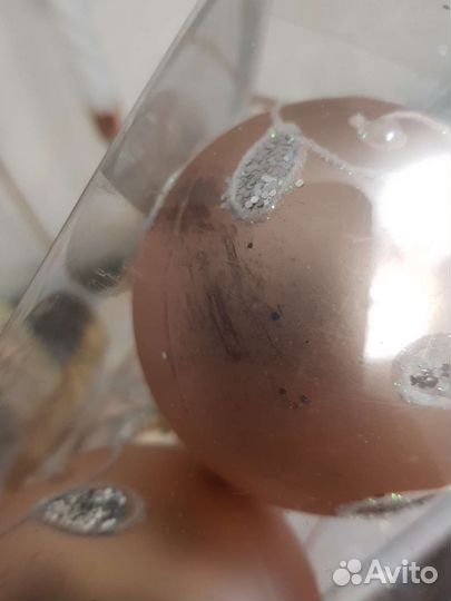 Новогодние шарики набор 6 шт