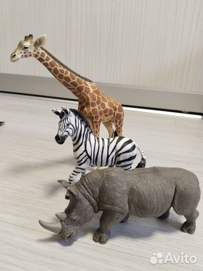 Фигурки Papo Schleich Safari