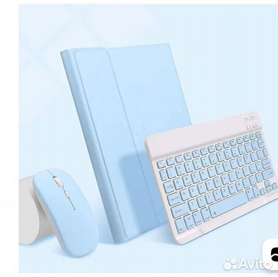 Клавиатура+ мышь + чехол для планшета