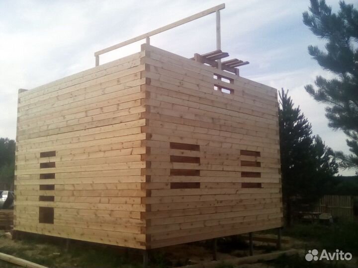 Баня из бруса 6-4м