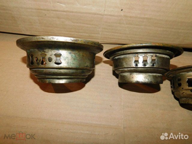 3 короны-конфорки к старинным угольным самоварам